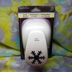 Jumbo Snowflake Lever Punch 3" Re-Issue